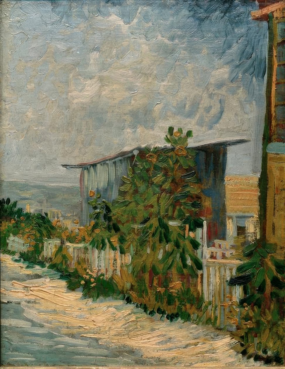 Skur med solsikker af Vincent van Gogh