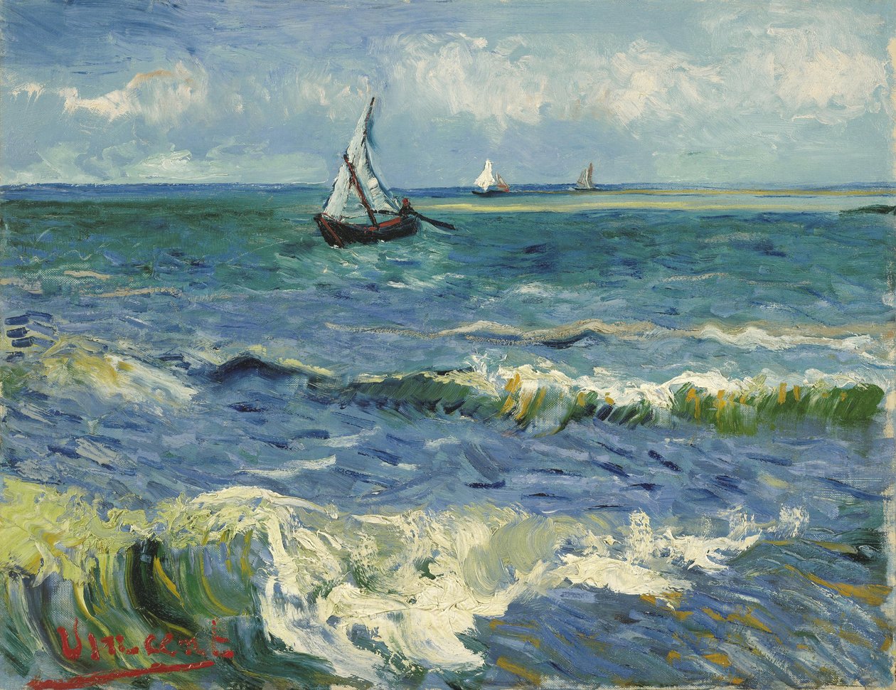 Havlandskab nær Les Saintes-Maries-de-la-Mer af Vincent van Gogh