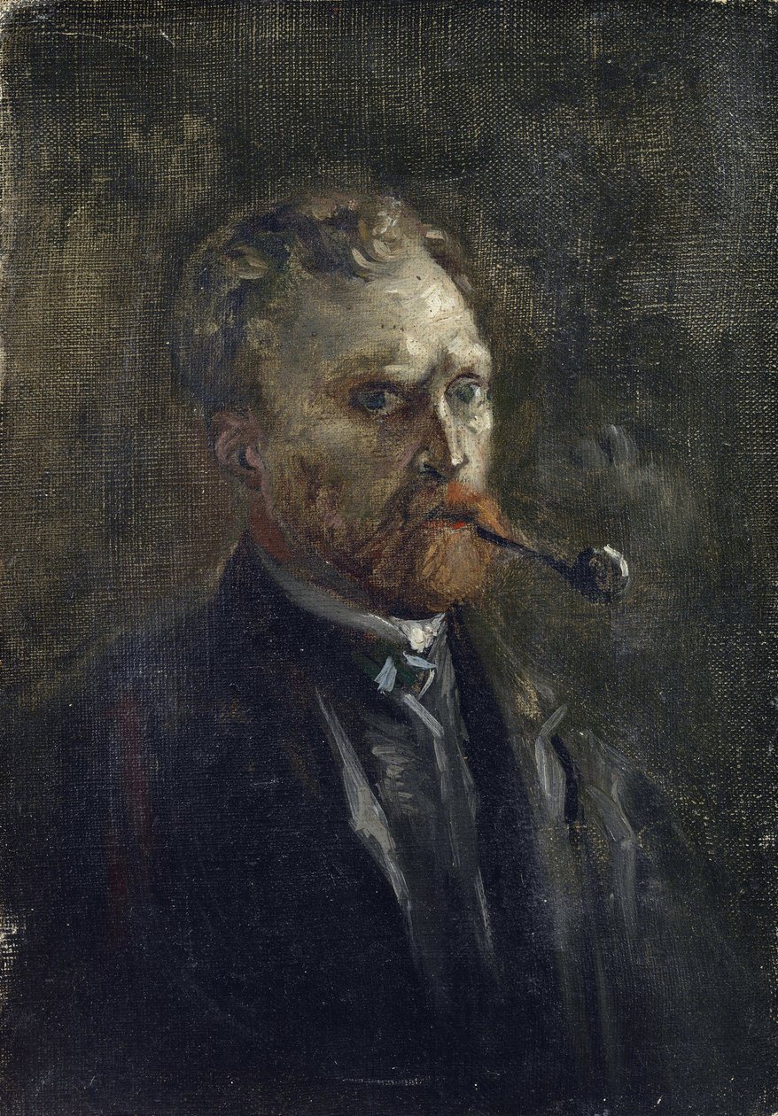 Selvportræt af Gogh, Vincent, van (1853-1890). Olie på lærred, størrelse: 27,2x19 af Vincent van Gogh