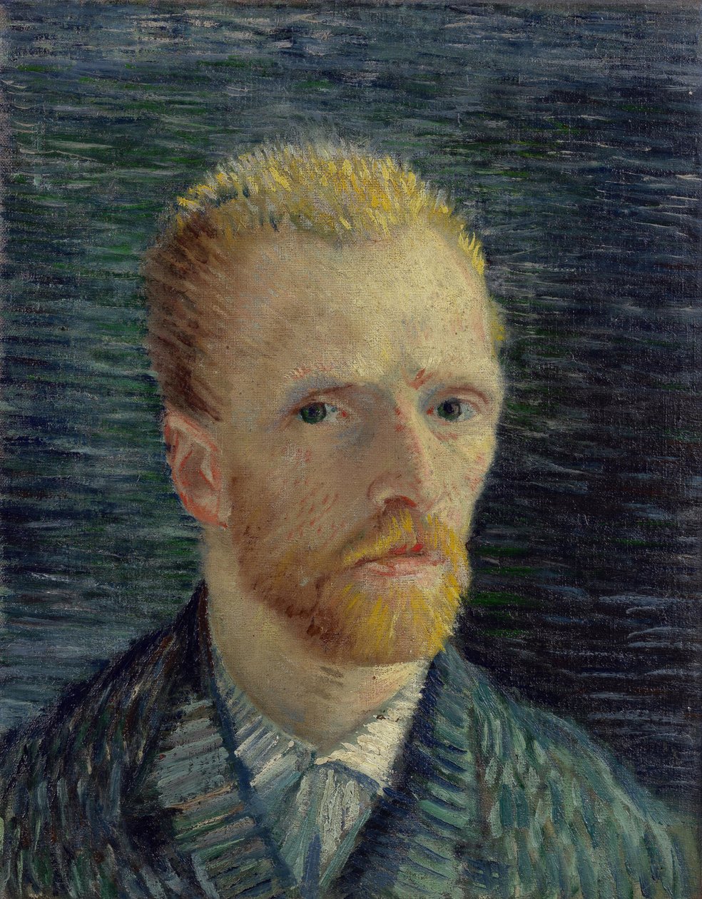 Selvportræt af Gogh, Vincent, van (1853-1890). Olie på lærred, størrelse: 42,2x34,5 af Vincent van Gogh