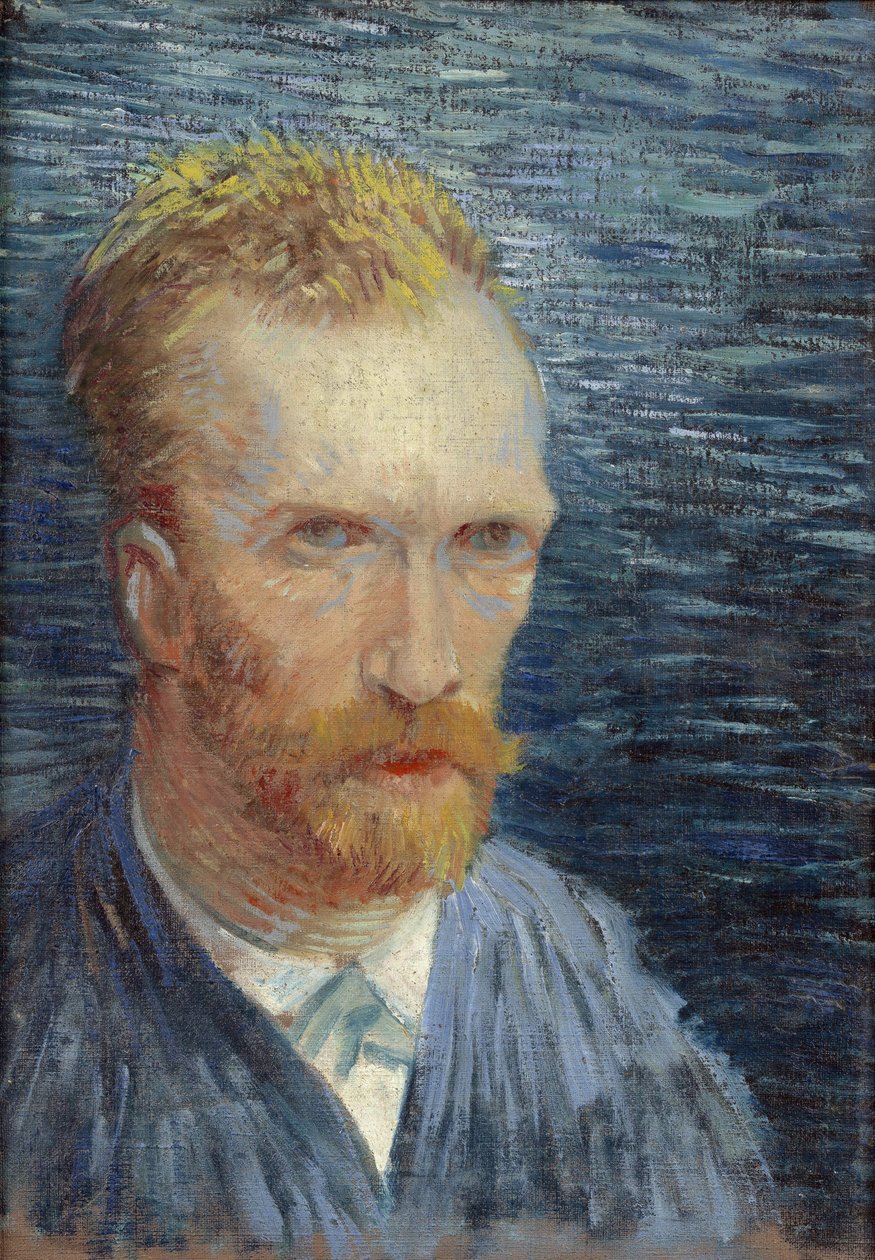 Selvportræt af Gogh, Vincent, van (1853-1890). Olie på lærred, størrelse: 43,2x31,3 af Vincent van Gogh