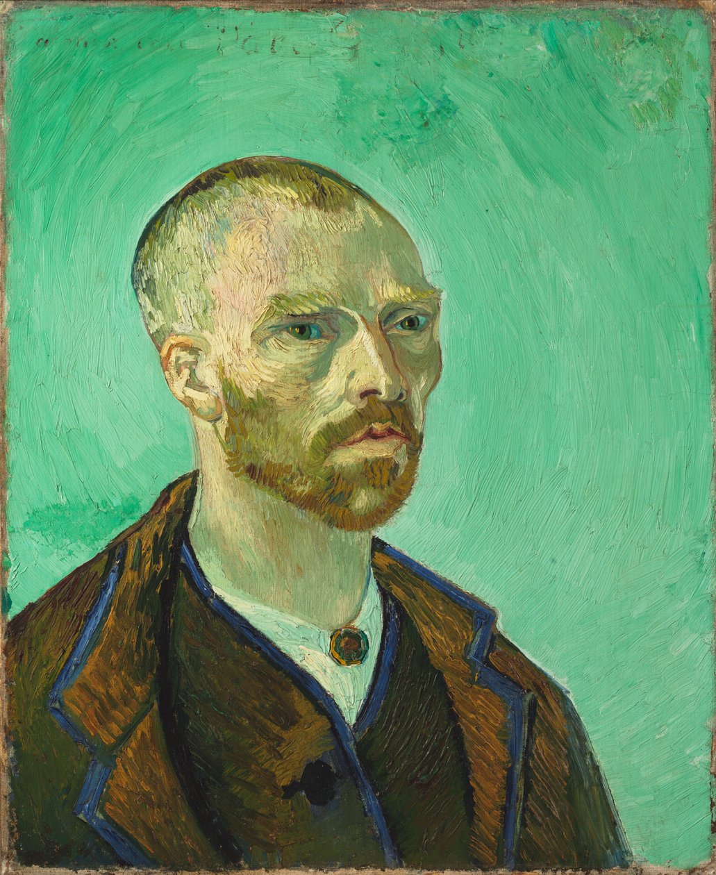 Selvportræt, tilegnet Paul Gauguin af Vincent van Gogh