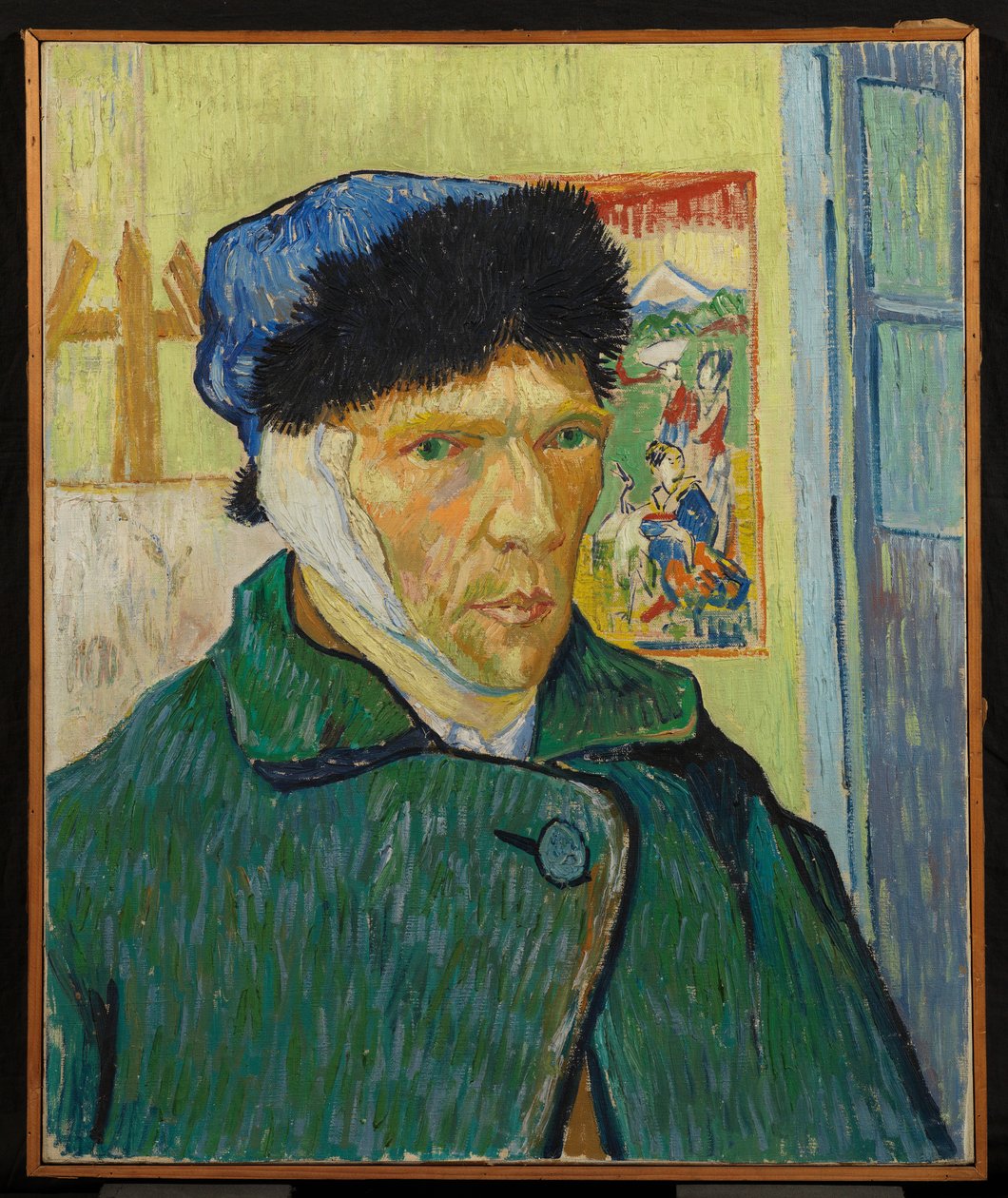 Selvportræt med bandageret øre af Vincent van Gogh