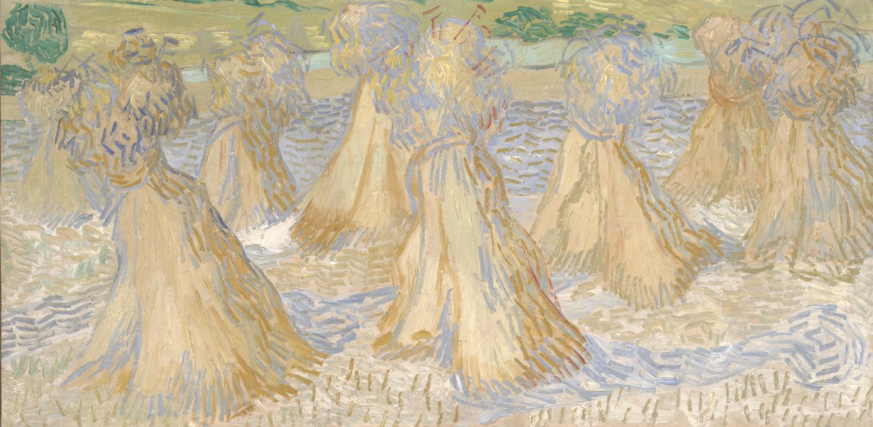 Hvedeskiver, juli 1890 (olie på lærred) af Vincent van Gogh