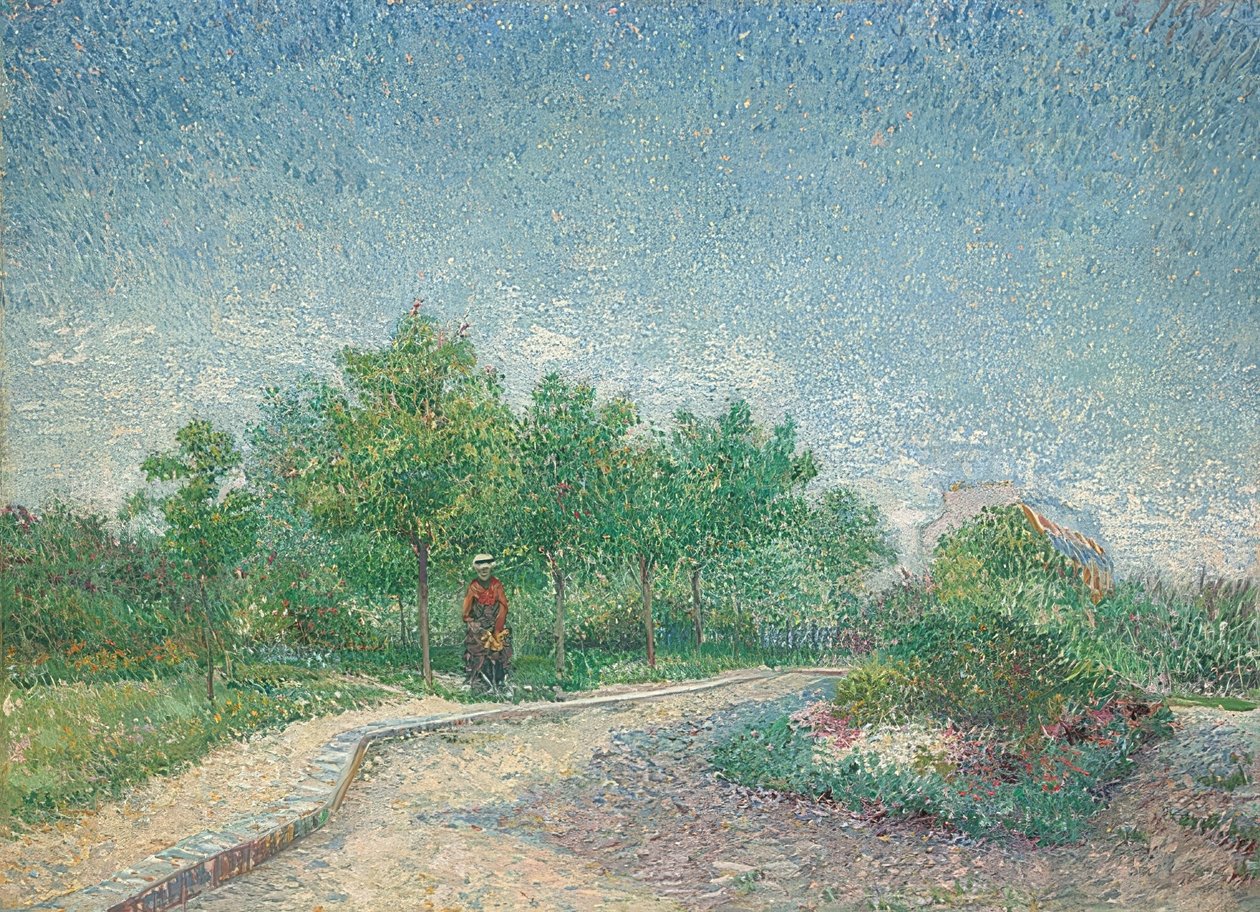 Square Saint-Pierre, Paris. 1887 af Vincent van Gogh