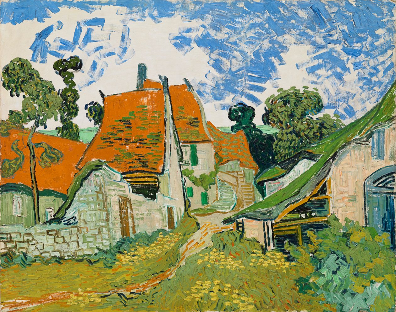 Gade i Auvers-sur-Oise af Vincent van Gogh