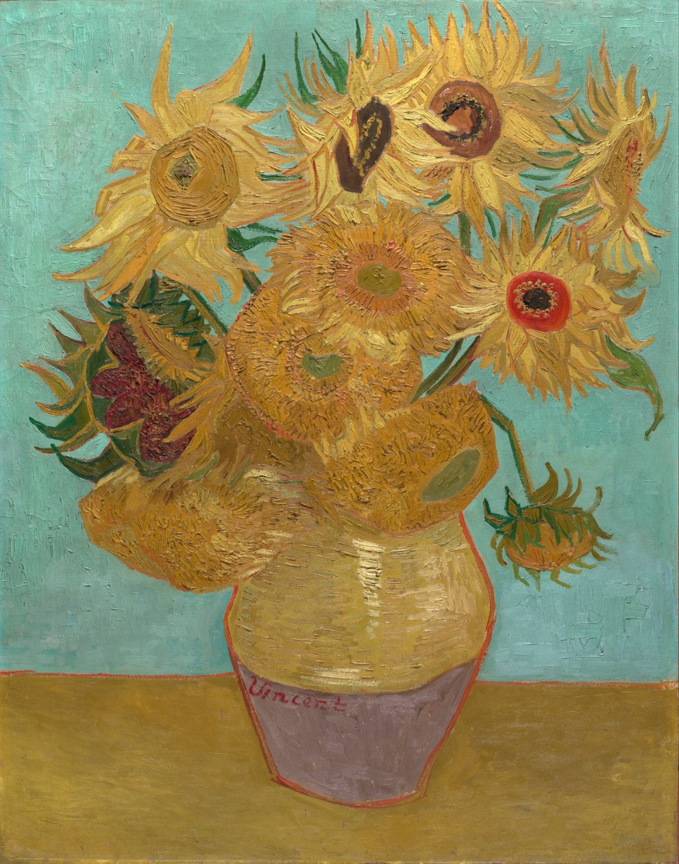 Solsikker / Vase med tolv solsikker af Vincent van Gogh