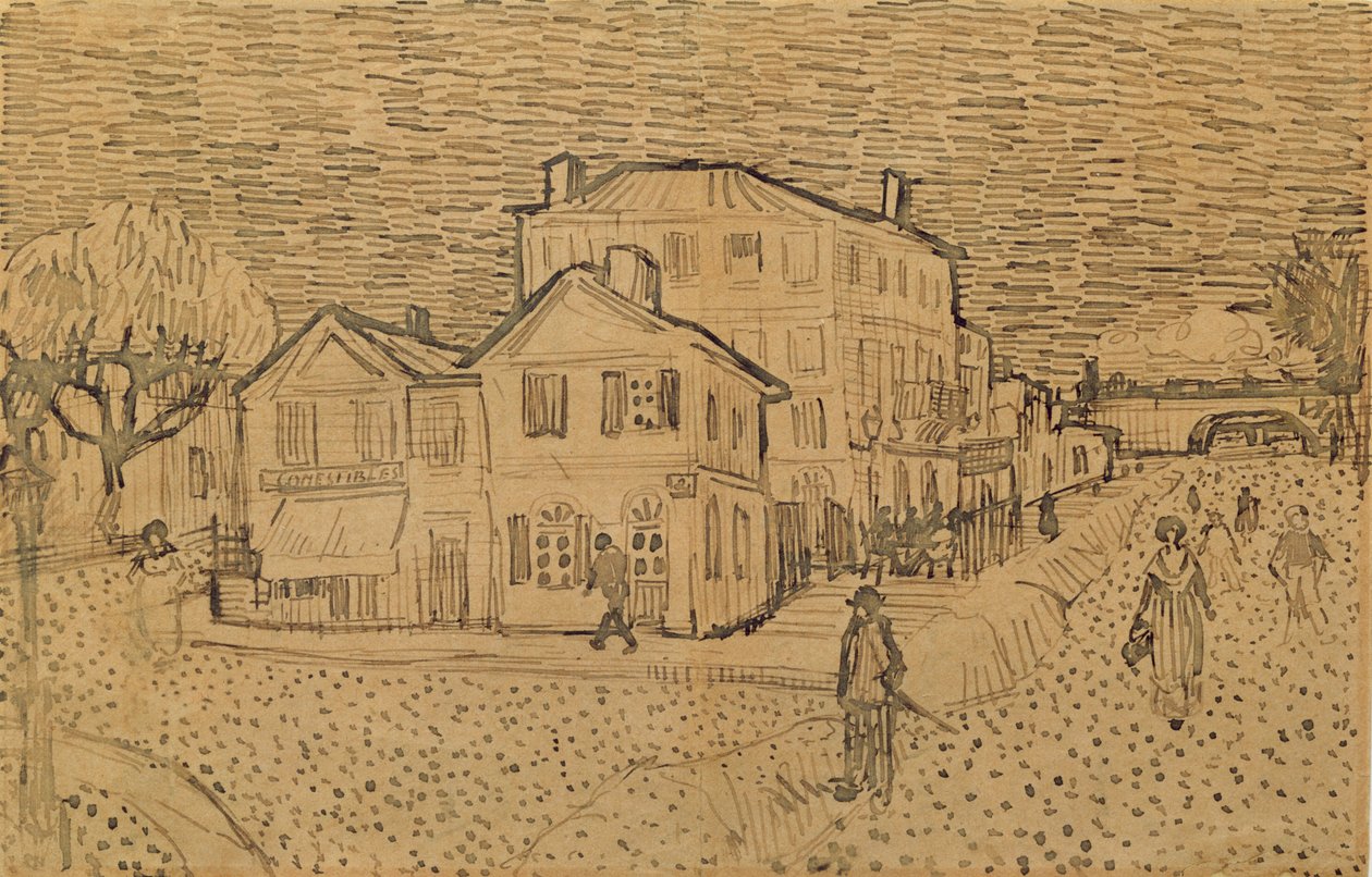 Kunstnerhuset i Arles af Vincent van Gogh