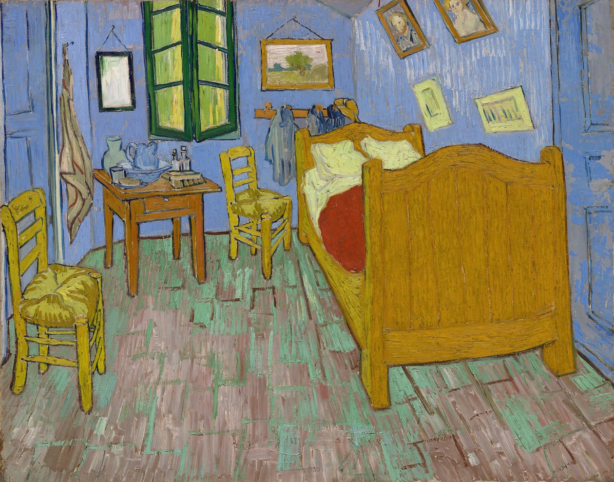 Soveværelset, 1889. af Vincent van Gogh