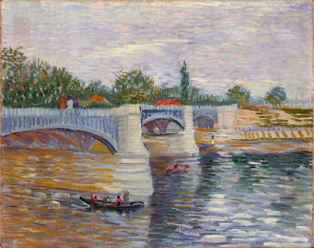 Broen ved Courbevoie af Gogh, Vincent, van (1853-1890) af Vincent van Gogh