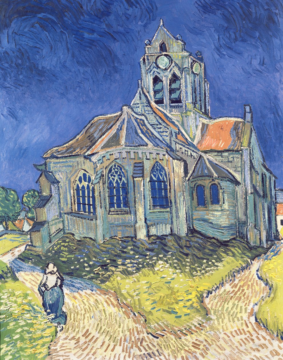 Kirken i Auvers-sur-Oise af Vincent van Gogh