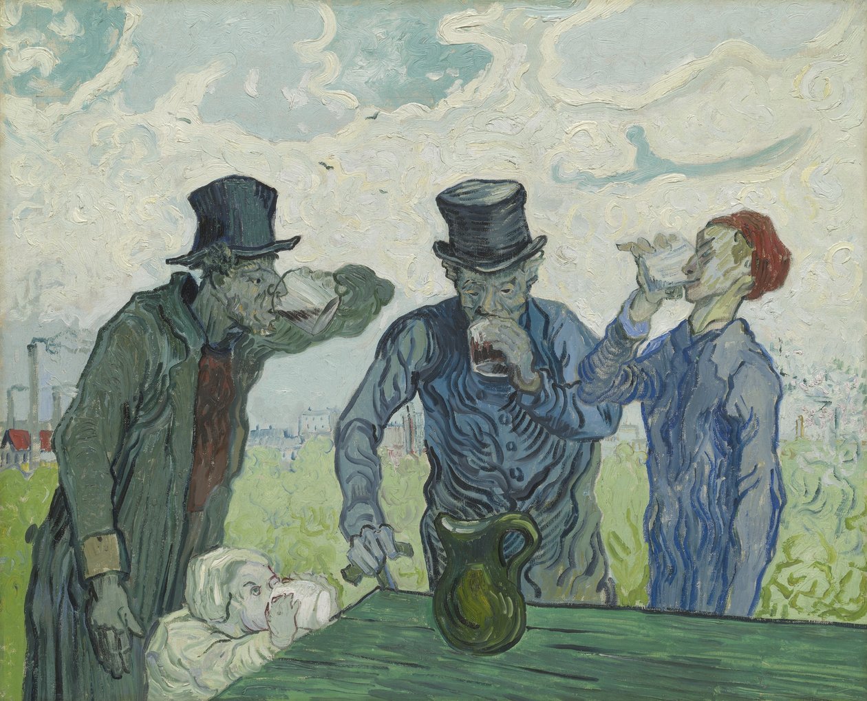 Drikkerne, 1890 af Vincent van Gogh