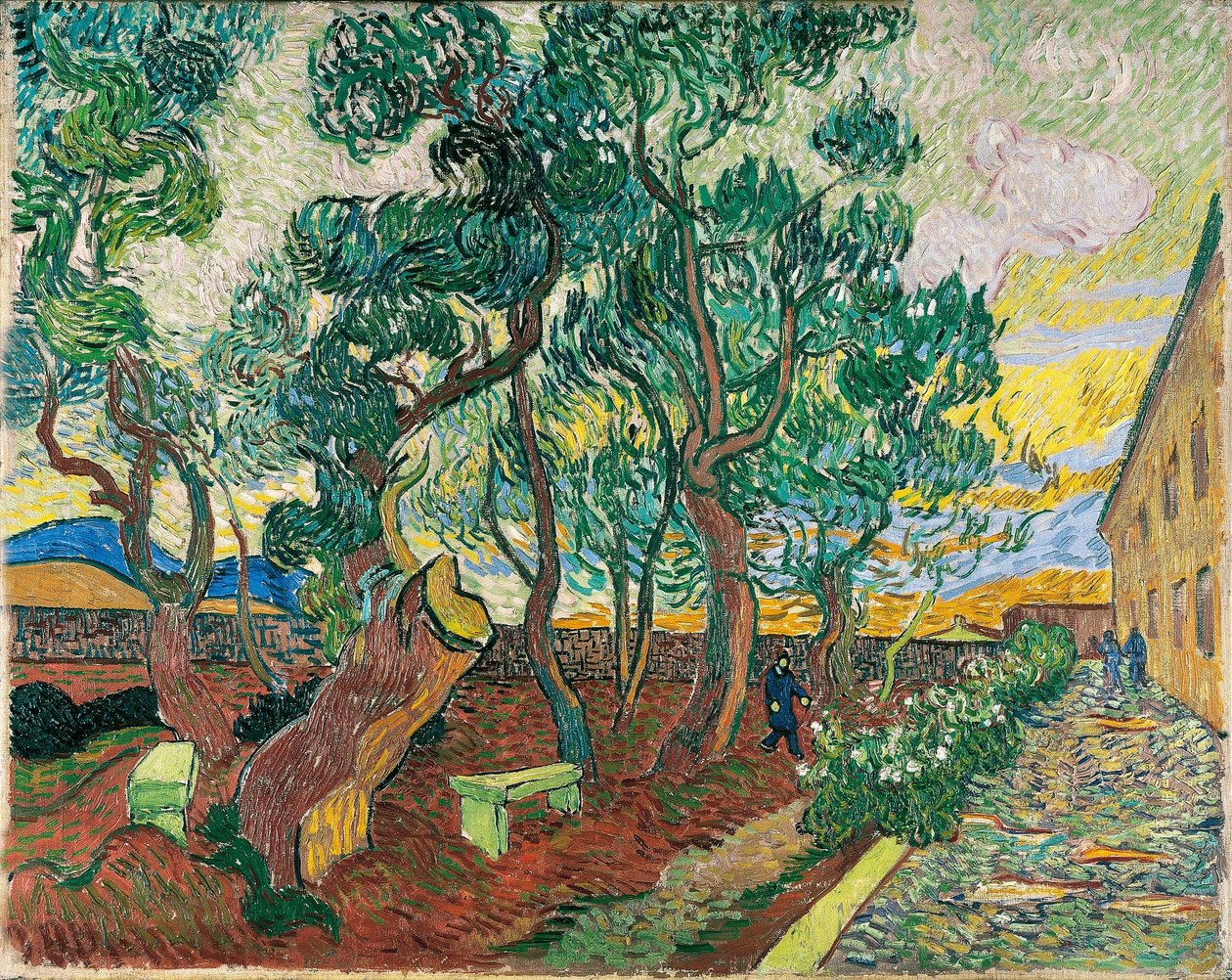 Haven ved Saint-Paul-hospitalet af Vincent van Gogh