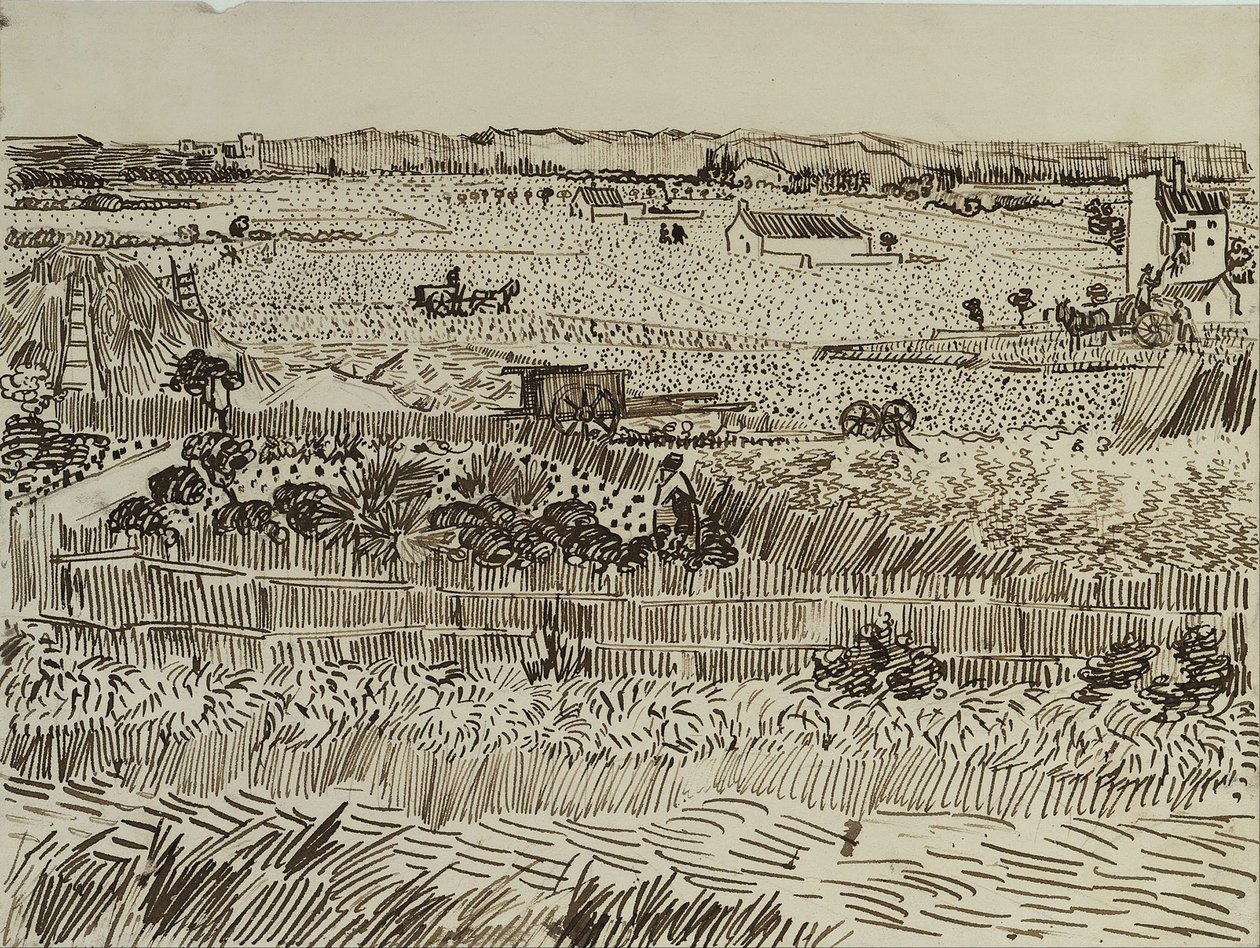 Høsten i Provence for Émile Bernard, 1888 af Vincent van Gogh