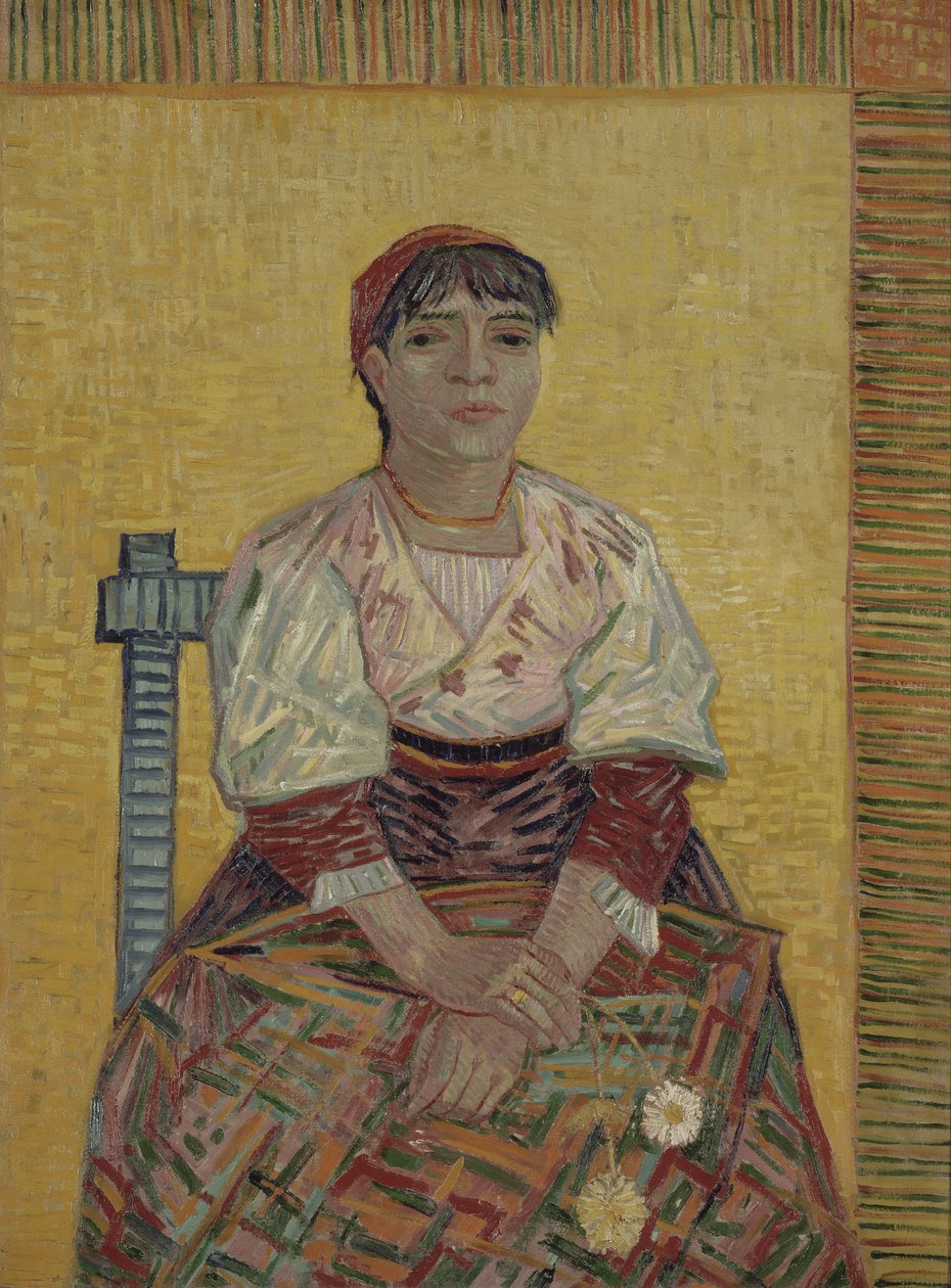 Den italienske kvinde, 1887 af Vincent van Gogh