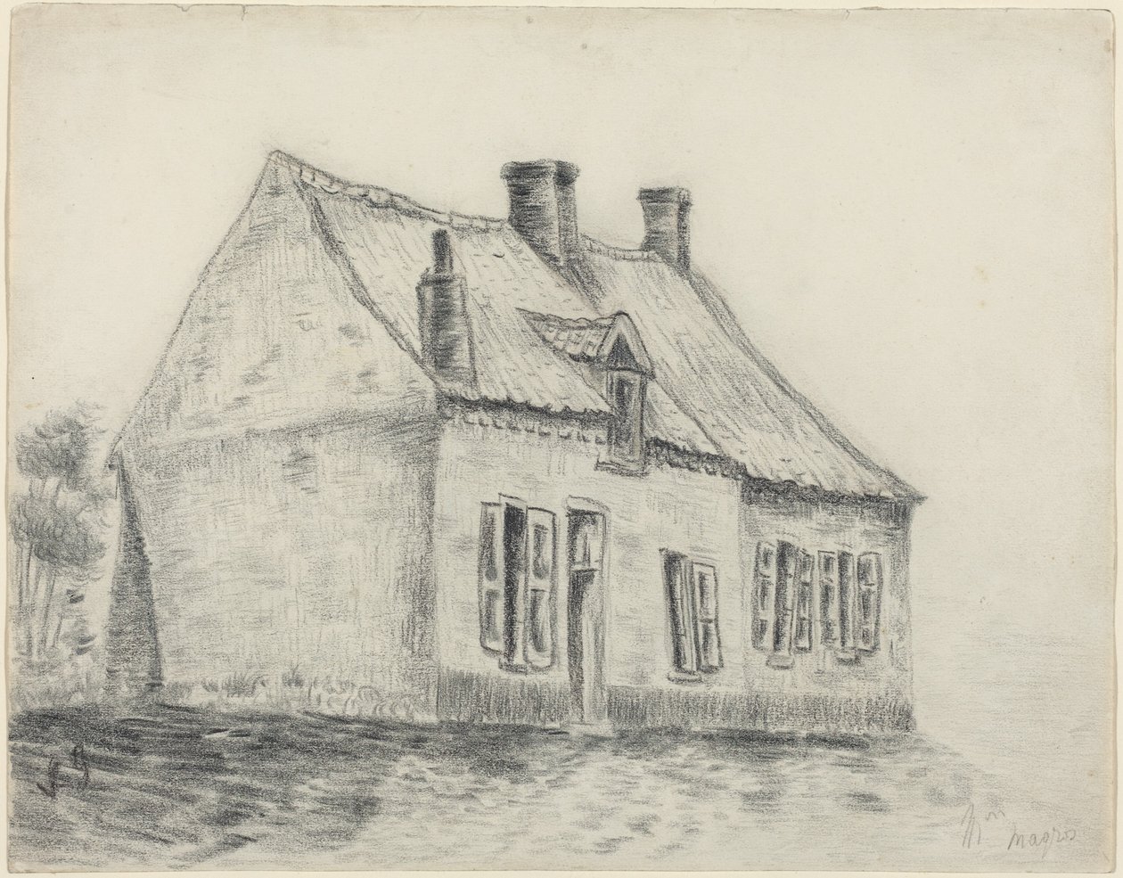 Magrot-huset, Cuesmes af Vincent van Gogh