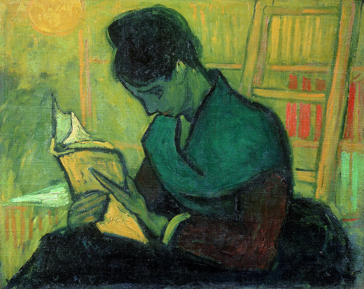 Romanlæseren, 1888 af Vincent van Gogh