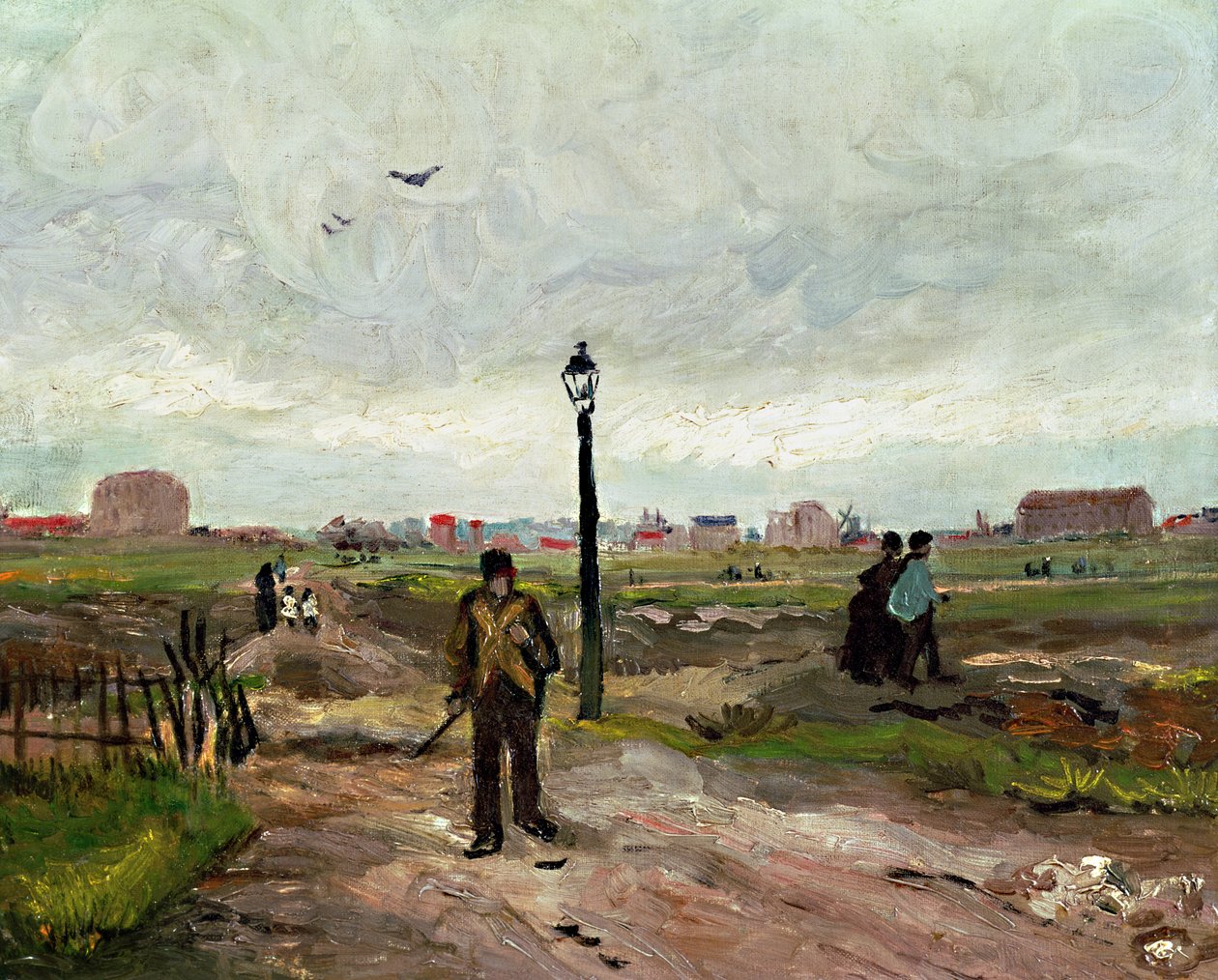 Udkanten af Paris, 1886 af Vincent van Gogh