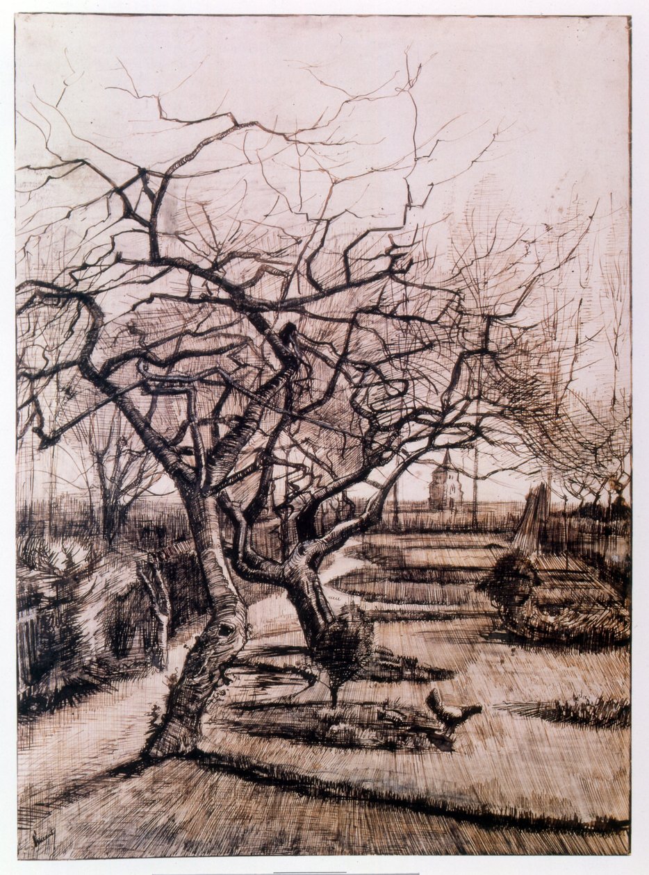 Præstegården i Nuenen om vinteren (1884) af Vincent van Gogh