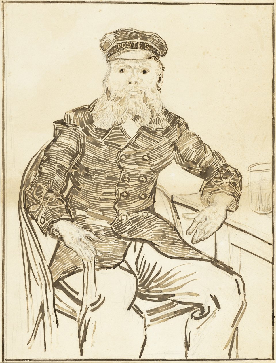 Postbuddet Joseph Roulin af Vincent van Gogh
