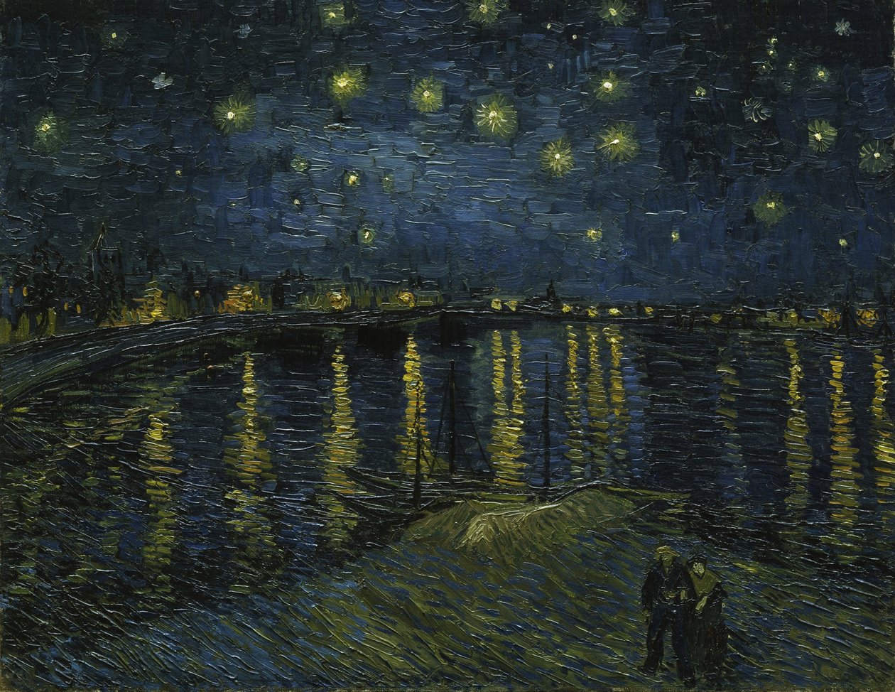 Stjernenat, 1888 af Vincent van Gogh