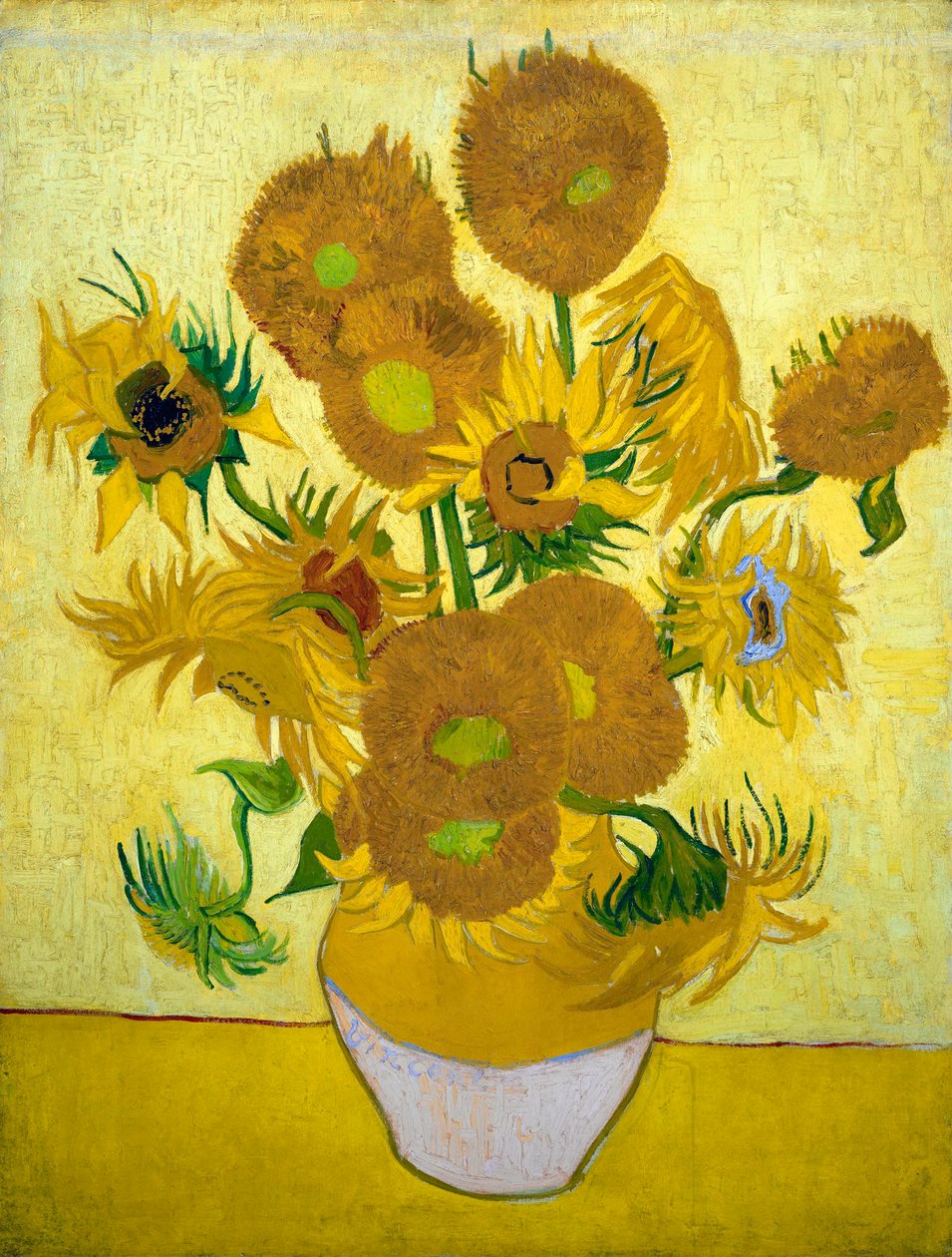 Solsikkerne, 1889 af Vincent van Gogh