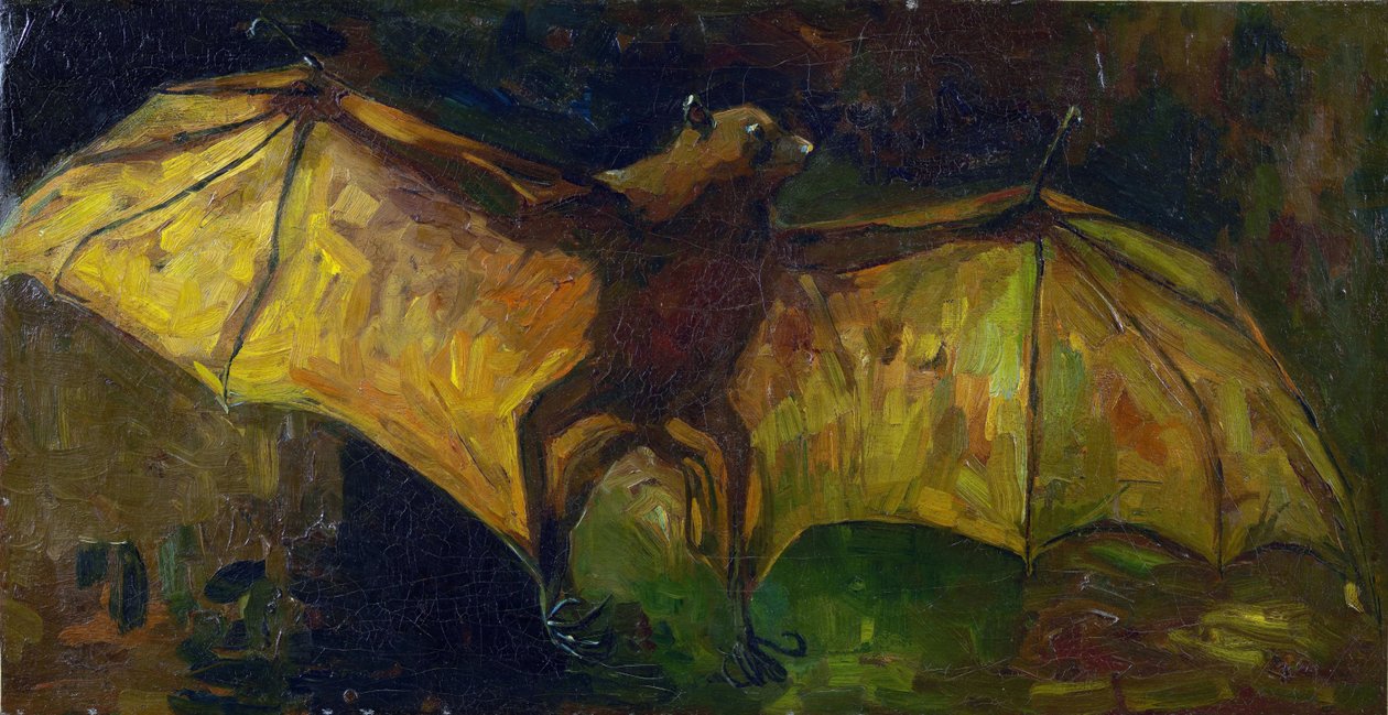 Flagermusen af Gogh, Vincent, van (1853-1890). Olie på lærred, størrelse: 41,5x79 af Vincent van Gogh