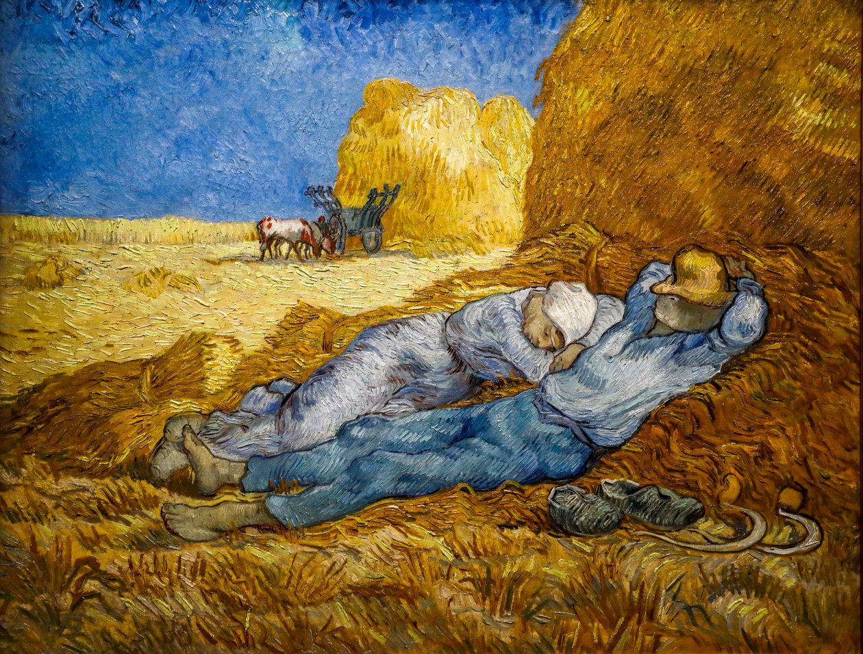 Meridianlinjen også kendt som The Siesta af Vincent van Gogh