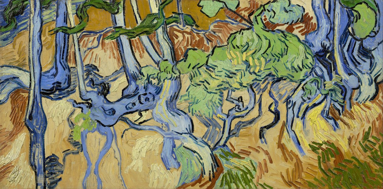 Trærødder af Vincent van Gogh