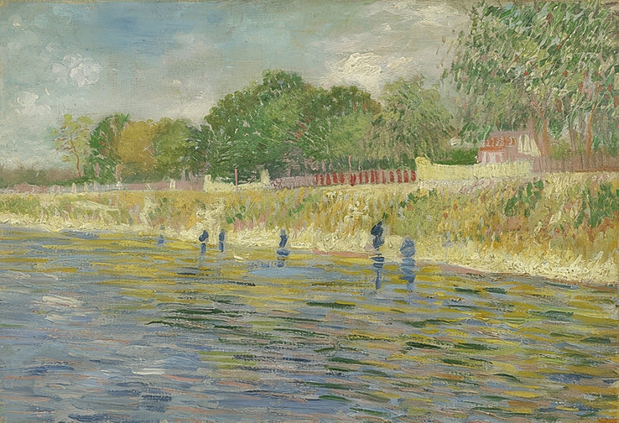 Bank of the Seine. Paris, maj-juli 1887 af Vincent van Gogh