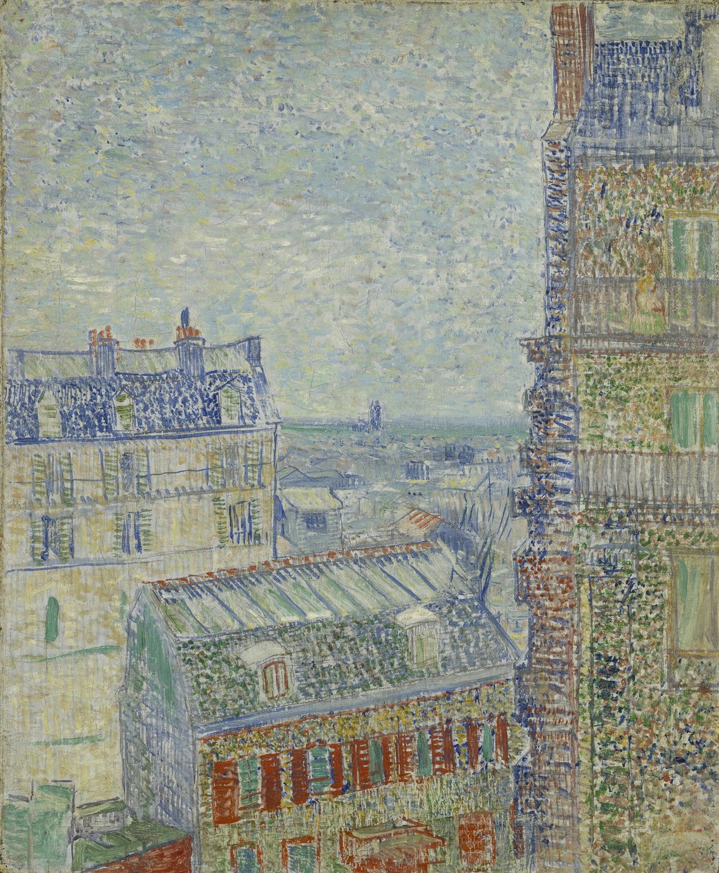 Udsigt fra Theos lejlighed af Vincent van Gogh