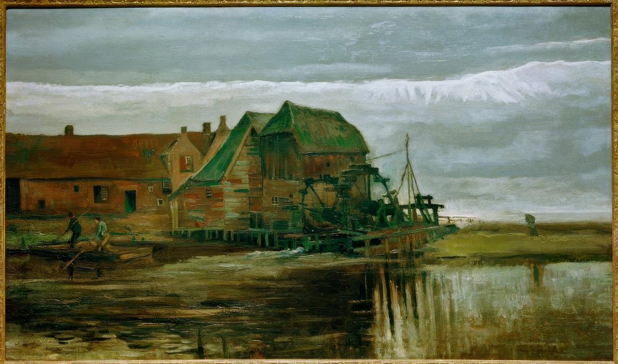 Vandmølle ved Gennep af Vincent van Gogh