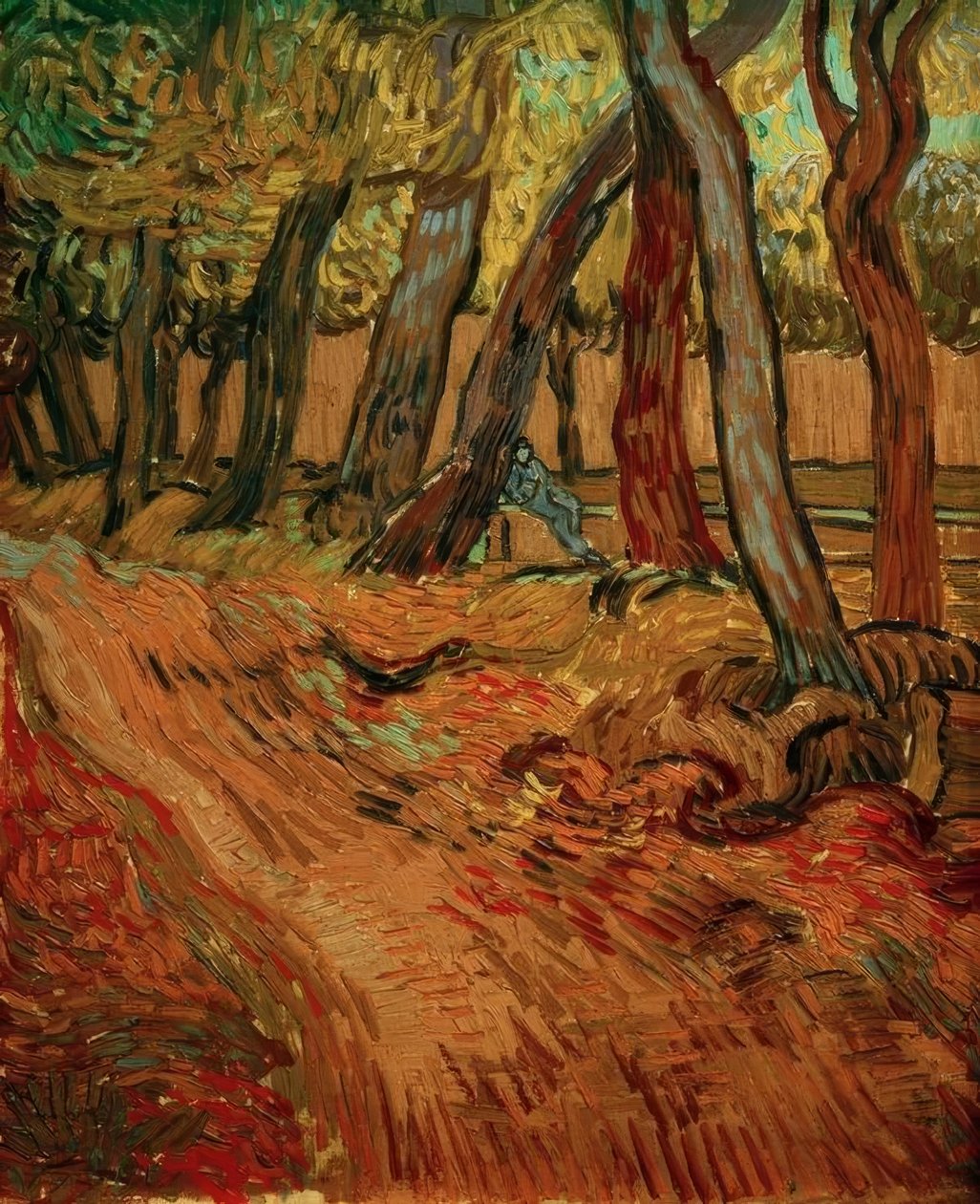 Sti i sanatoriets have af Vincent van Gogh