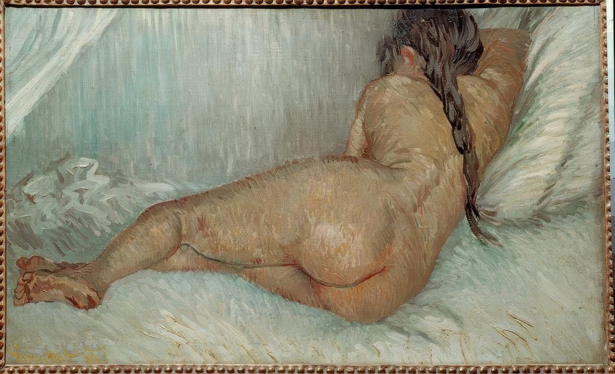 Kvinde nøgen bagfra af Vincent van Gogh