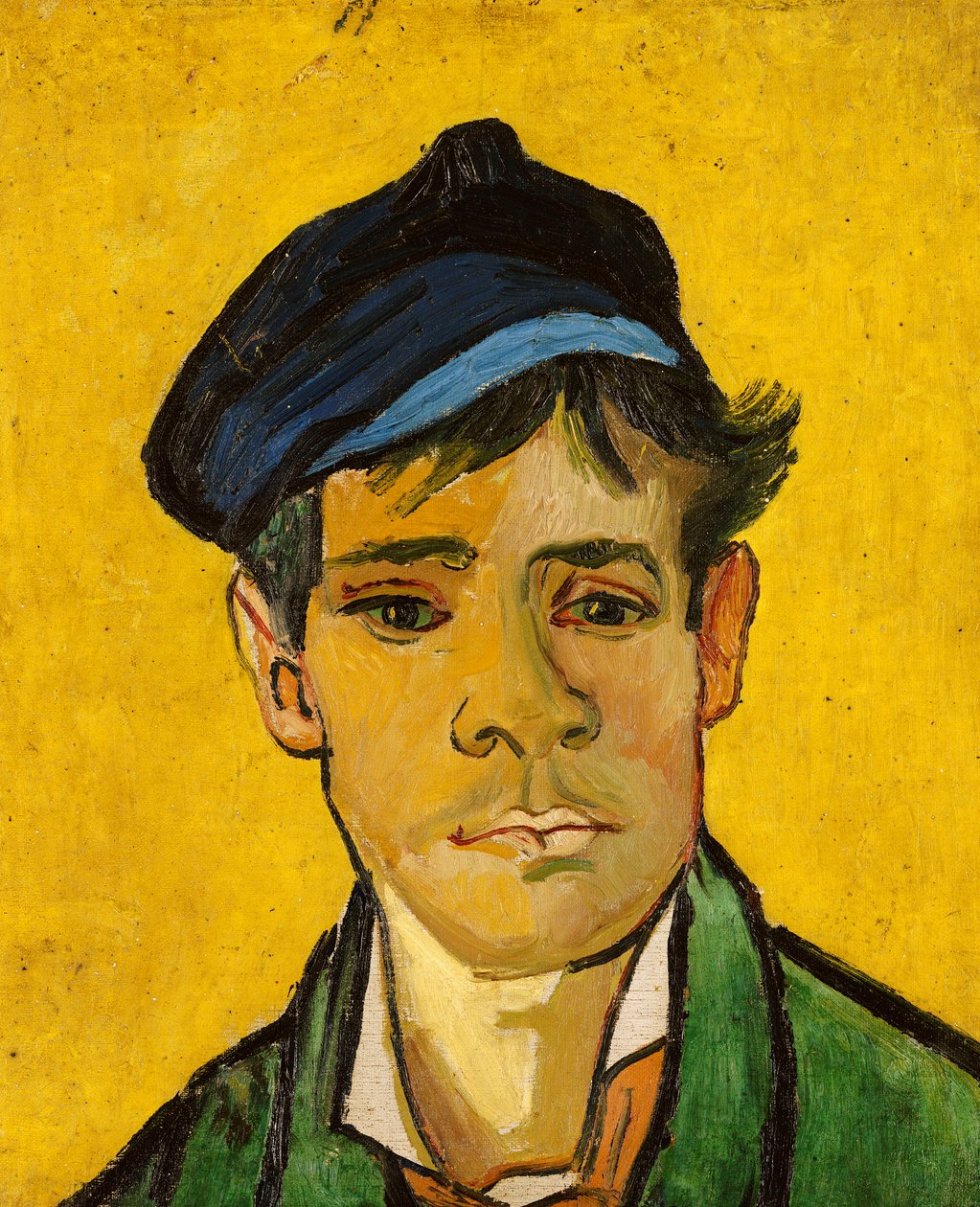 Ung mand med hat, 1888 af Vincent van Gogh