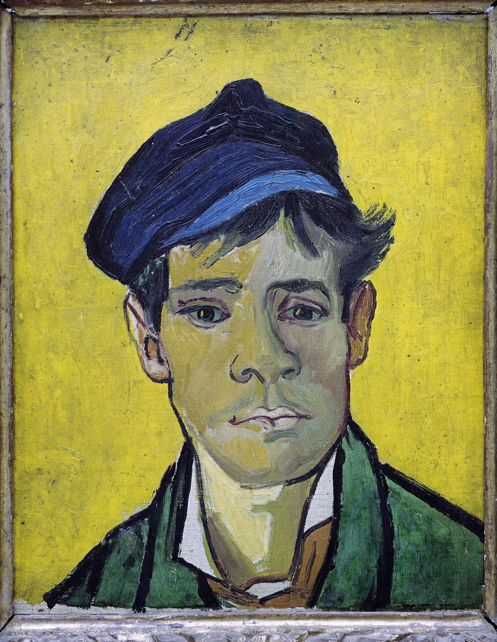 Nuori mies hattu af Vincent van Gogh