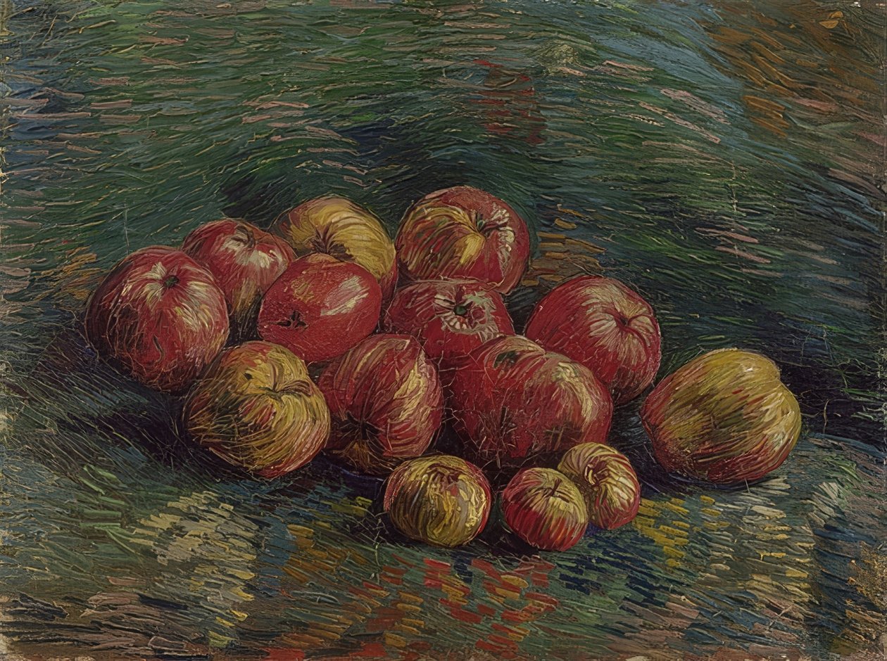 Æbler. 1887 af Vincent van Gogh