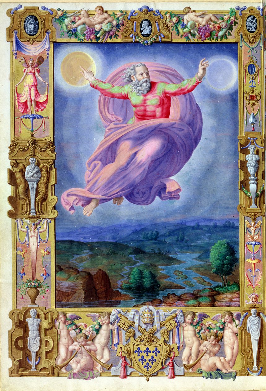 Latin 8880 fol.182v Gud Fader, fra Pave Paul III