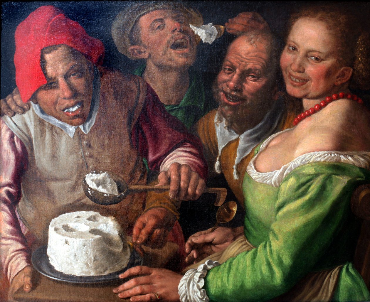 Ricotta -æderne af Vincenzo Campi