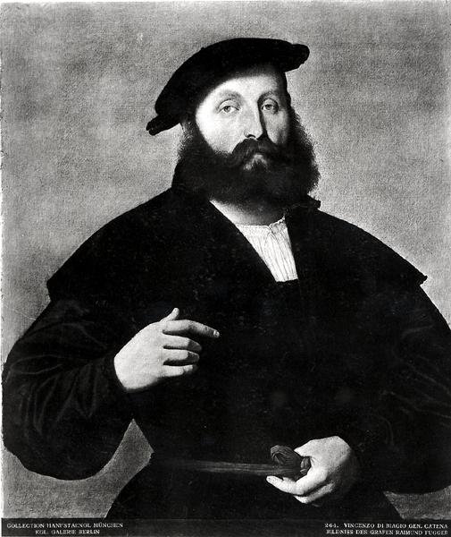 Portræt af grev Raimund Fugger af Vincenzo di Biagio Catena