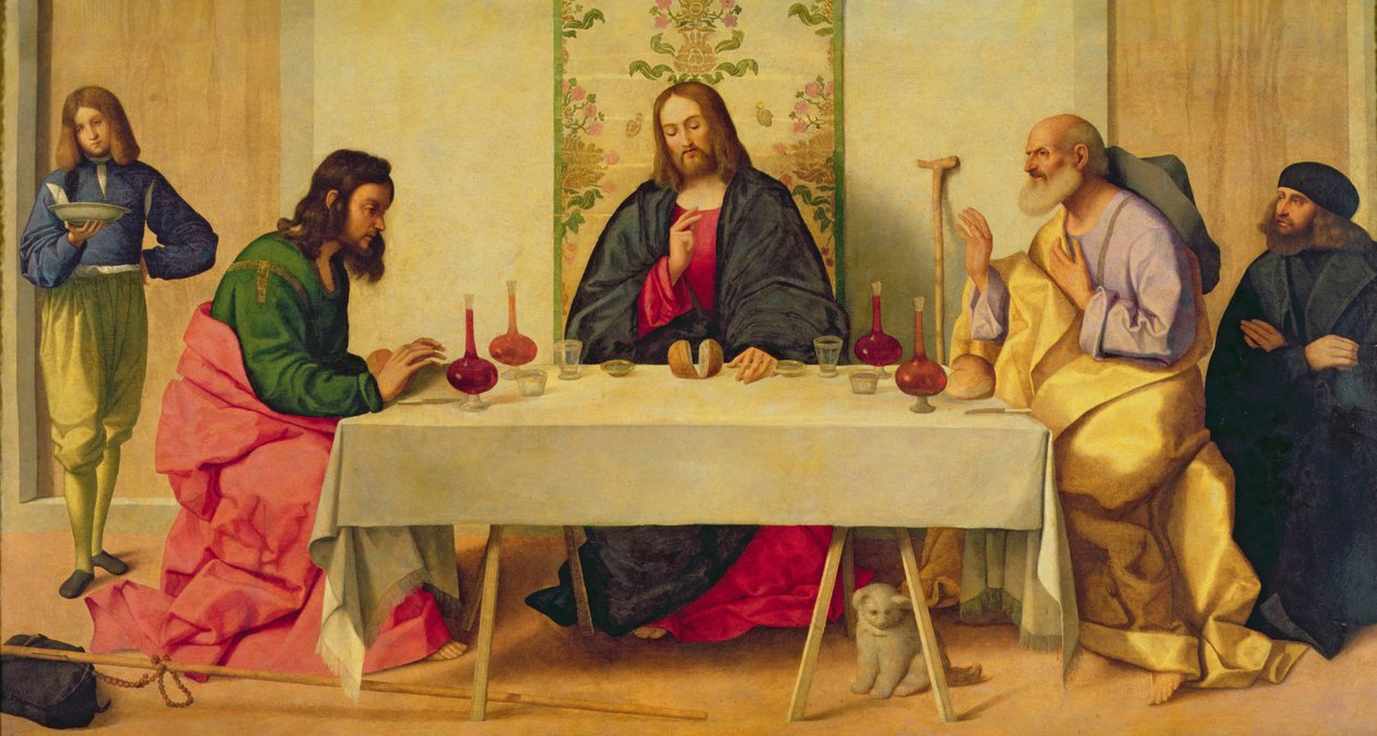 Nadveren i Emmaus, 1520 af Vincenzo di Biagio Catena
