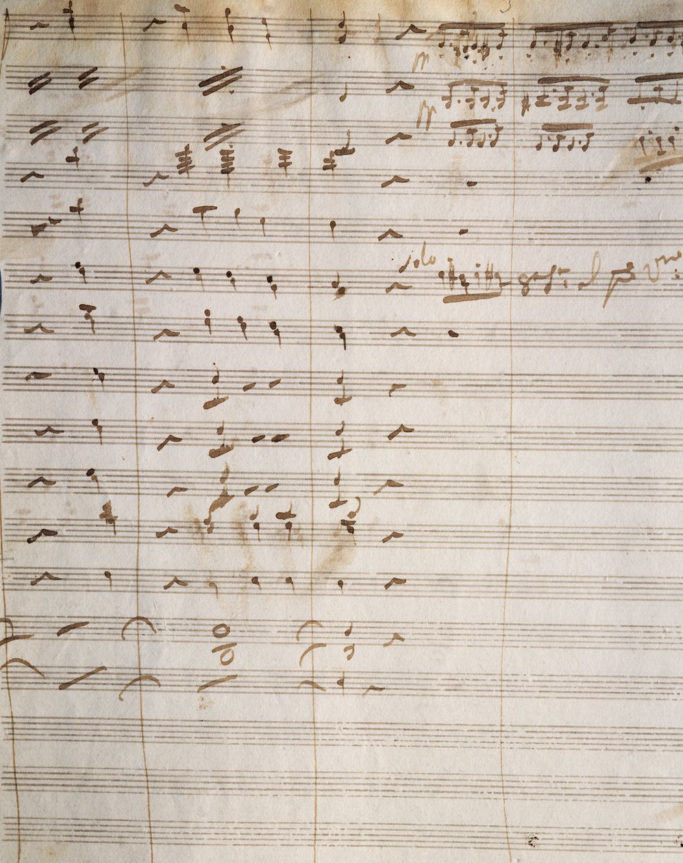 Håndskrevet partitur til opera Beatrice di Tenda, af Vincenzo Bellini (1801-1835) af Vincenzo Bellini