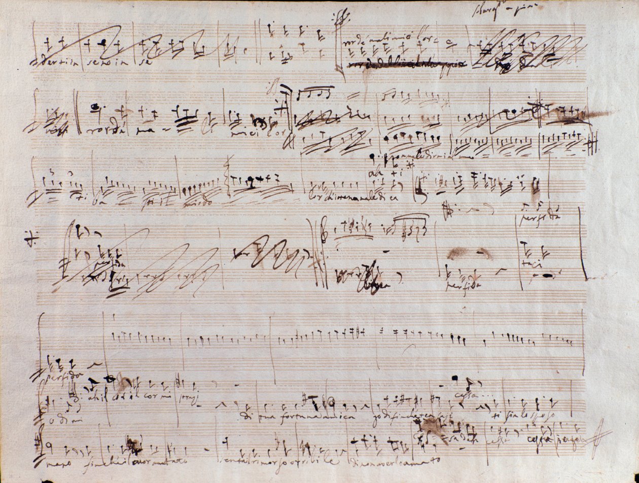 Nodeside for The pirate, opera af Vincenzo Bellini af Vincenzo Bellini
