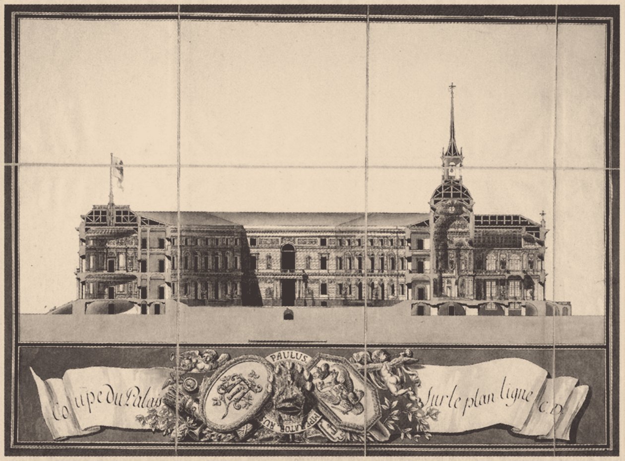 Saint Michaels Castle i Sankt Petersborg, 1797 af Vincenzo Brenna