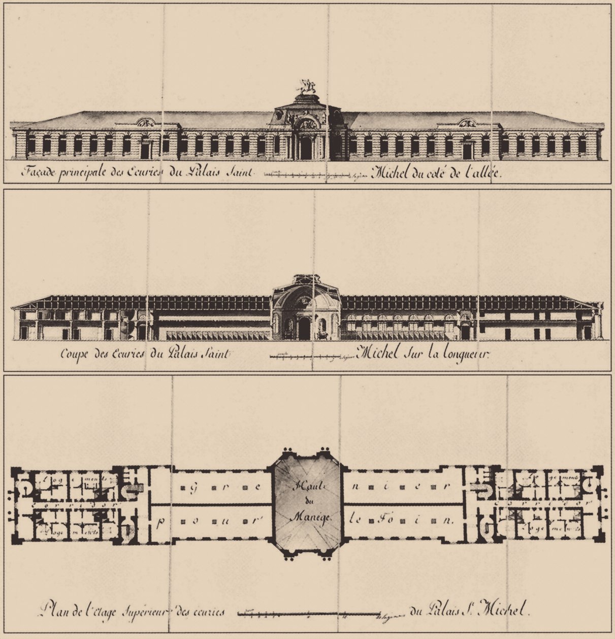 Saint Michaels Castle i Sankt Petersborg, 1797 af Vincenzo Brenna