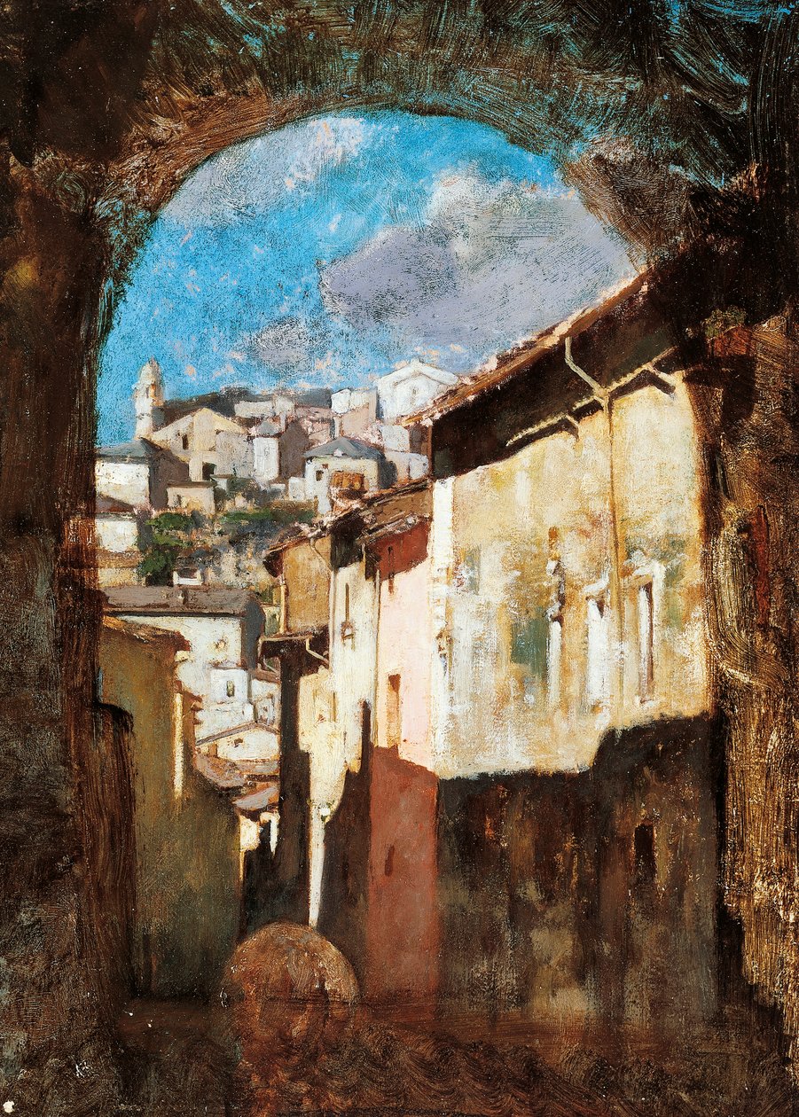 Palestrina af Vincenzo Cabianca (1827-1902) af Vincenzo Cabianca