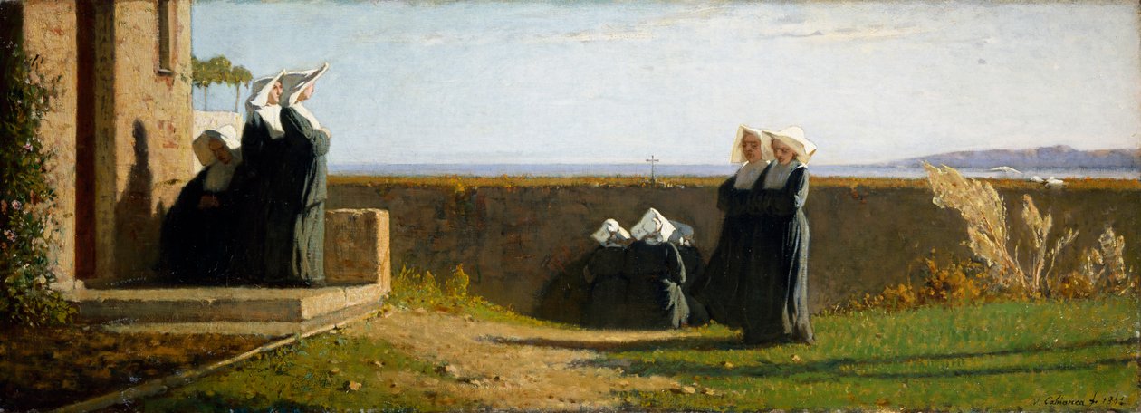 Monachine (nonner) eller Morgenen af Vincenzo Cabianca