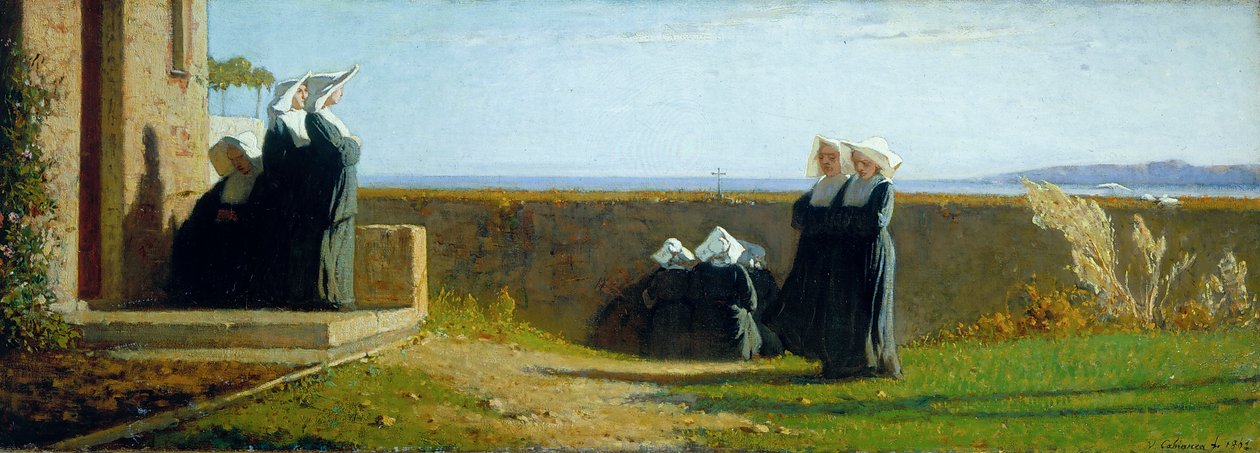 Nonnerne eller Om morgenen af Vincenzo Cabianca