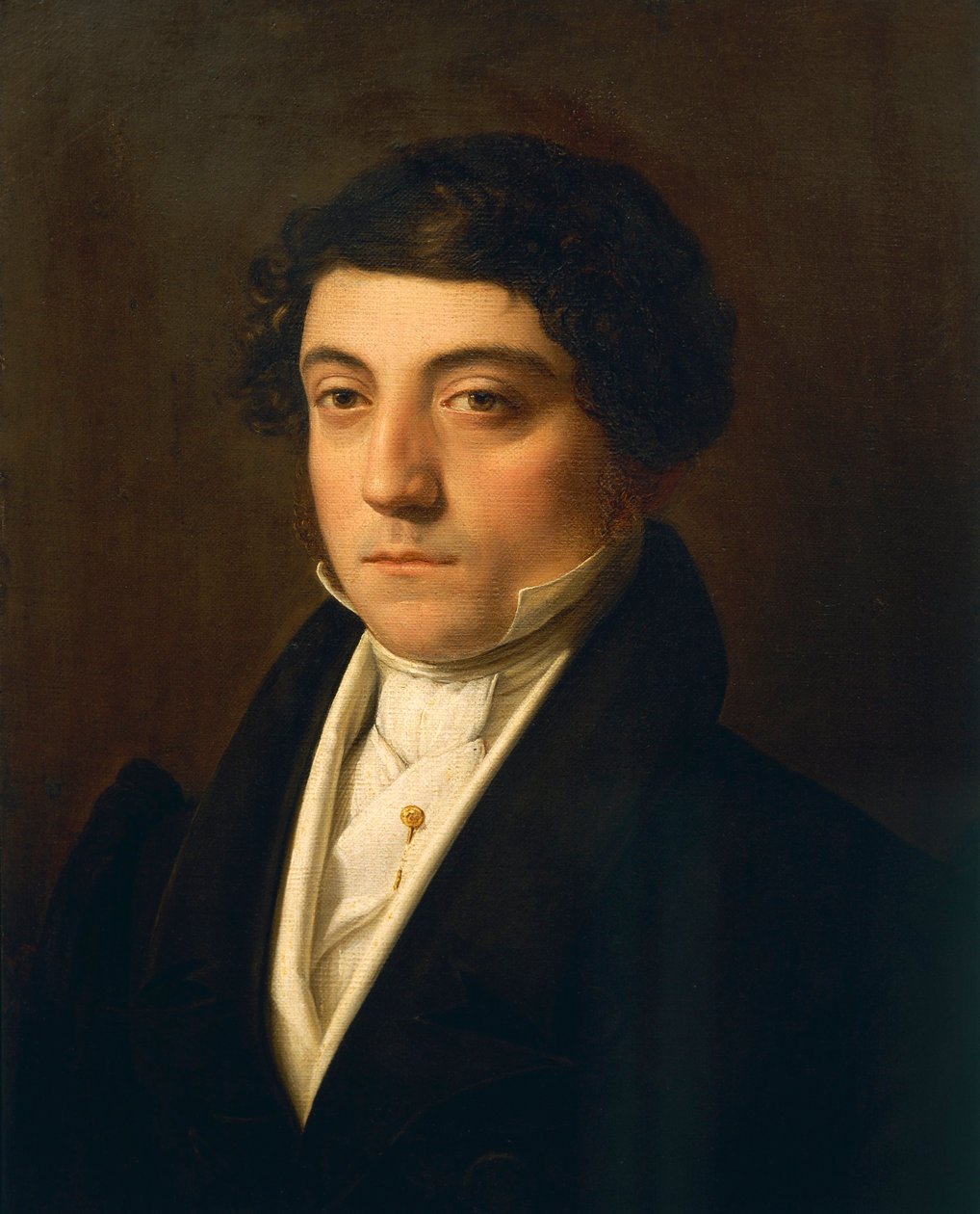 Italien, Milano, Portræt af den italienske komponist Gioacchino Rossini (1792 - 1868), ca. 1830 af Vincenzo Camuccini
