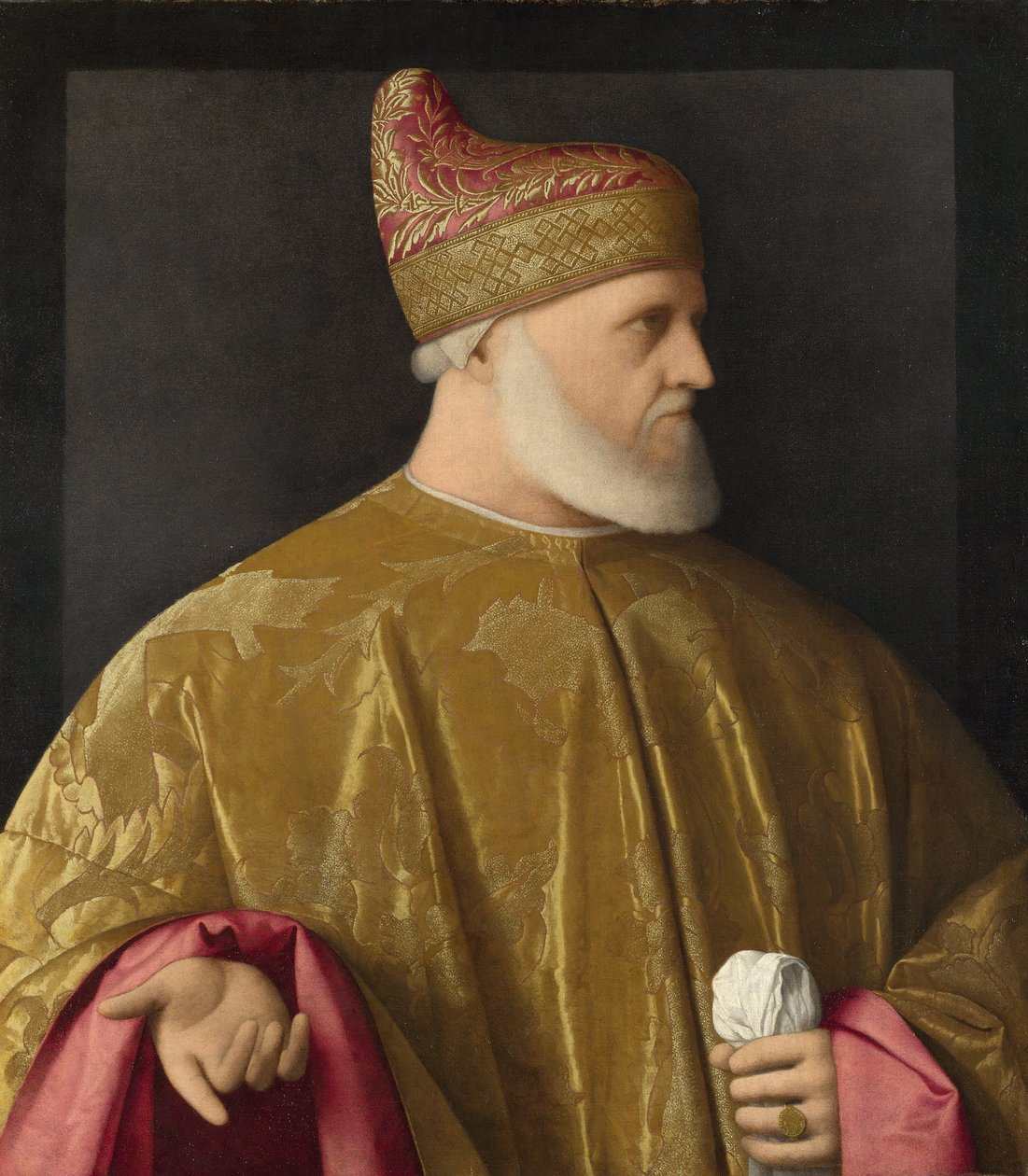 Portræt af dogen, Andrea Gritti af Vincenzo Catena